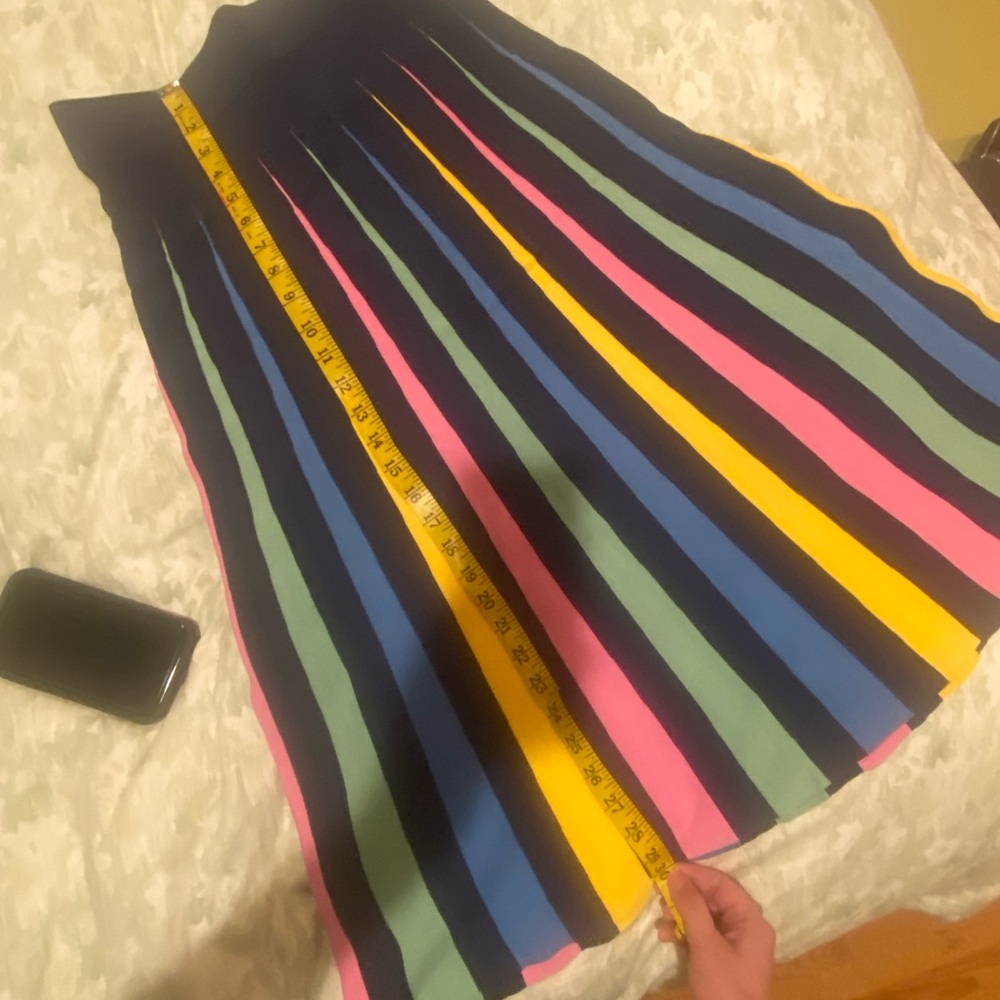Maeve by Anthropologie Colorful Striped Midi Skirt - Picture 14 of 14